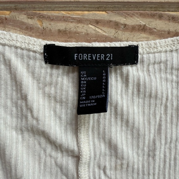 Forever 21 Long Sleeve Bodysuit size large - Picture 2 of 2